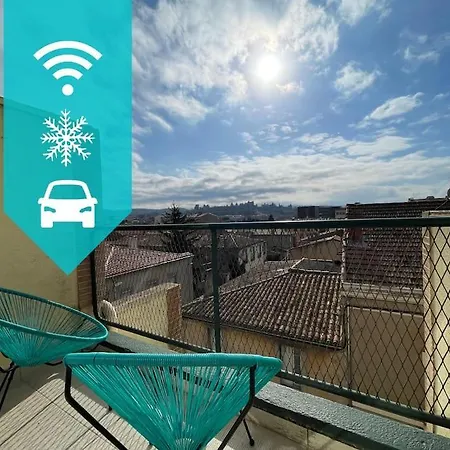 Duplex 70m2 - Vue Cite Medievale - Parking Gratuit Carcassonne