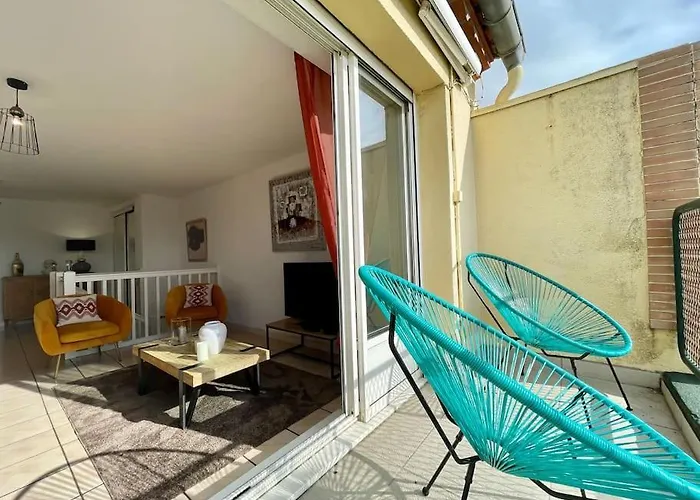 Daire Duplex 70m2 - Vue Cite Medievale - Parking Gratuit *